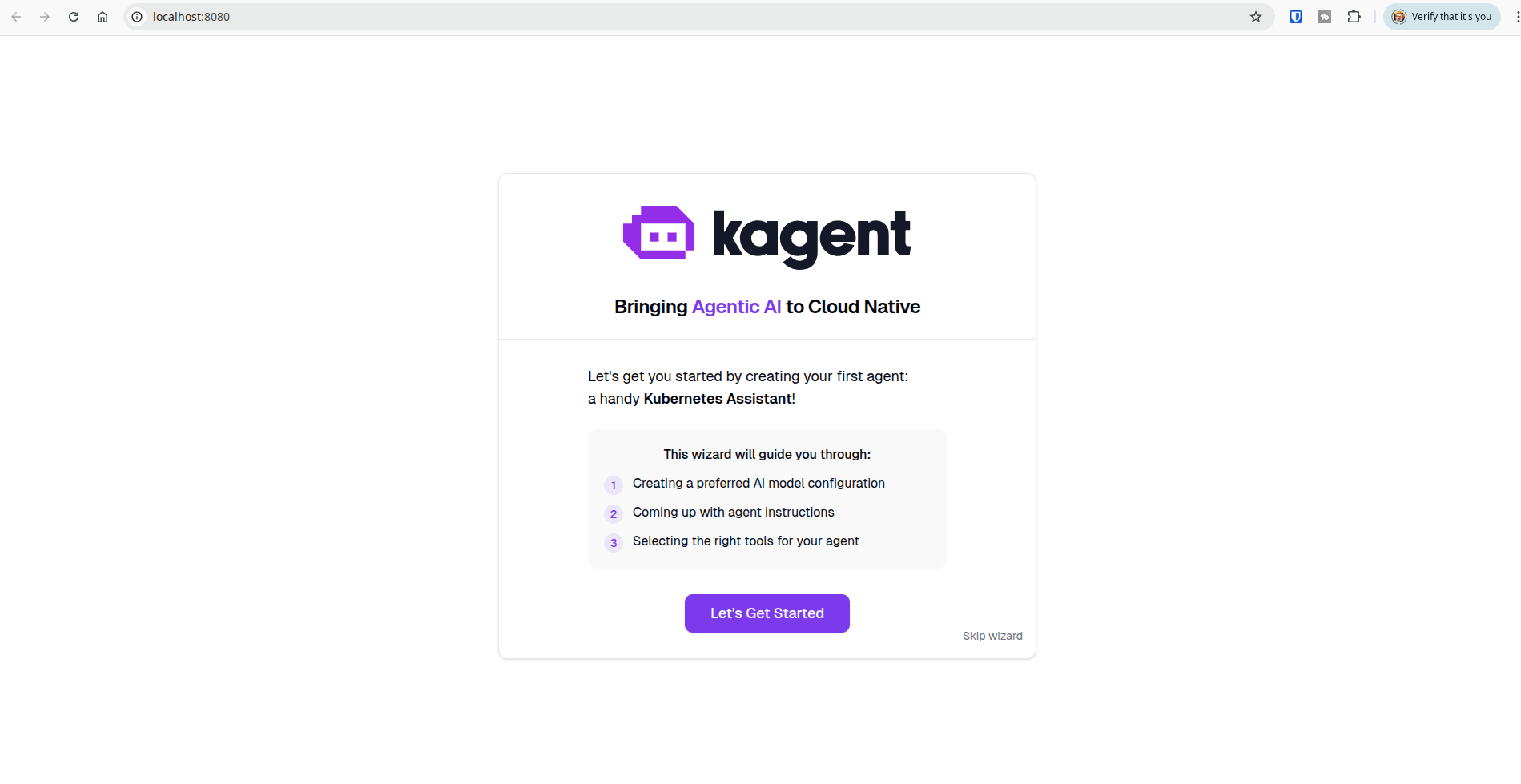Welcome-Screen